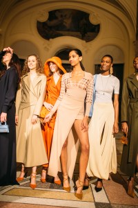 Backstage at Jacquemus RTW Fall 2018