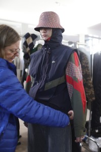 Backstage at Lacoste RTW Fall 2018