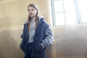 Backstage at Lacoste RTW Fall 2018