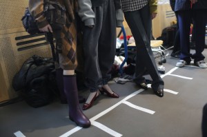 Backstage at Lacoste RTW Fall 2018