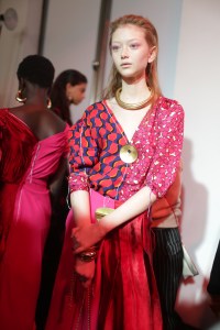 Backstage at Marni RTW Fall 2018