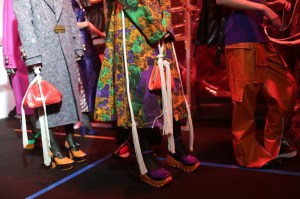 Backstage at Marni RTW Fall 2018