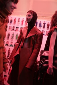 Backstage at Marni RTW Fall 2018