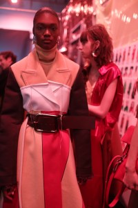 Backstage at Marni RTW Fall 2018