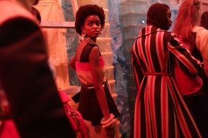 Backstage at Marni RTW Fall 2018