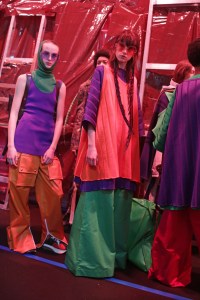 Backstage at Marni RTW Fall 2018