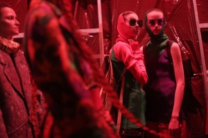 Backstage at Marni RTW Fall 2018