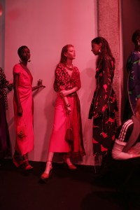 Backstage at Marni RTW Fall 2018