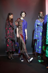 Backstage at Marni RTW Fall 2018