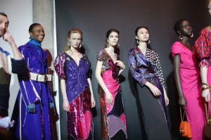 Backstage at Marni RTW Fall 2018