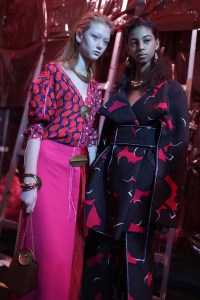 Backstage at Marni RTW Fall 2018