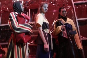 Backstage at Marni RTW Fall 2018
