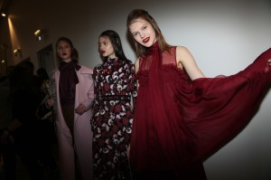 Backstage at Rochas RTW Fall 2018