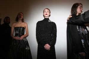 Backstage at Rochas RTW Fall 2018