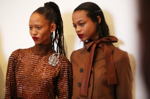 Backstage at Rochas RTW Fall 2018