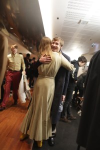 Backstage at Salvatore Ferragamo RTW Fall 2018