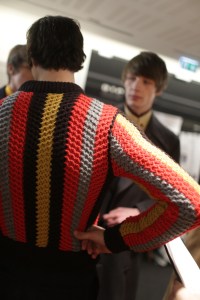 Backstage at Salvatore Ferragamo RTW Fall 2018