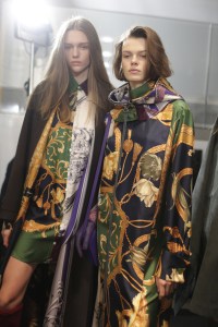 Backstage at Salvatore Ferragamo RTW Fall 2018