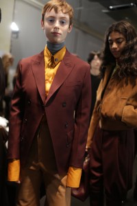 Backstage at Salvatore Ferragamo RTW Fall 2018