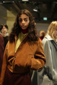 Backstage at Salvatore Ferragamo RTW Fall 2018