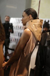Backstage at Salvatore Ferragamo RTW Fall 2018