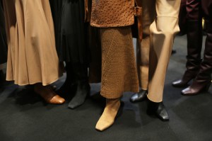 Backstage at Salvatore Ferragamo RTW Fall 2018