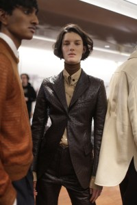 Backstage at Salvatore Ferragamo RTW Fall 2018