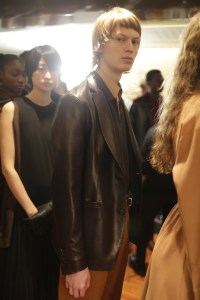 Backstage at Salvatore Ferragamo RTW Fall 2018