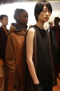 Backstage at Salvatore Ferragamo RTW Fall 2018
