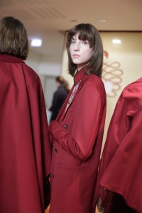 Backstage at Salvatore Ferragamo RTW Fall 2018