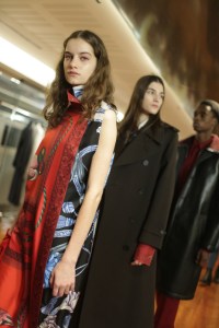 Backstage at Salvatore Ferragamo RTW Fall 2018