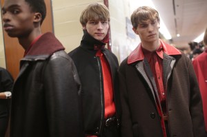 Backstage at Salvatore Ferragamo RTW Fall 2018