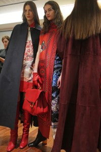 Backstage at Salvatore Ferragamo RTW Fall 2018