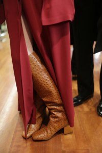 Backstage at Salvatore Ferragamo RTW Fall 2018