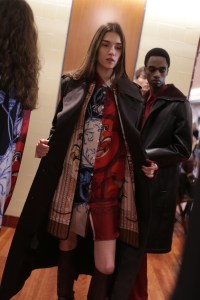 Backstage at Salvatore Ferragamo RTW Fall 2018