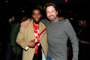 Chadwick Boseman and Gerard Butler