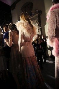 Backstage at Blumarine RTW  Fall 2018