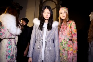 Backstage at Blumarine RTW  Fall 2018