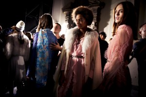 Backstage at Blumarine RTW  Fall 2018