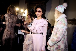 Backstage at Blumarine RTW  Fall 2018