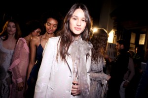Backstage at Blumarine RTW  Fall 2018