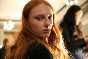 Backstage at Jill Stuart RTW Fall 2018