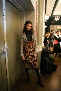 Backstage at Jill Stuart RTW Fall 2018