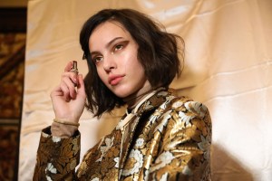 Backstage at Jill Stuart RTW Fall 2018