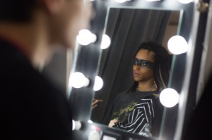 Backstage at Dyne Men's Fall 2018