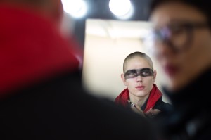 Backstage at Dyne Men's Fall 2018