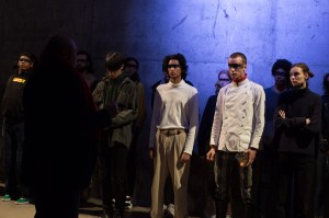 Backstage at Dyne Men's Fall 2018