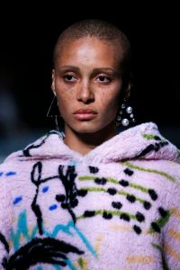 Adwoa Aboah on the catwalkBurberry show, Runway, London Fashion Week, UK - 17 Feb 2018