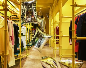 The Calvin Klein Madison Avenue flagship is filled with over 600 balloons.