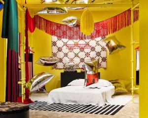 The Calvin Klein Madison Avenue flagship is filled with over 600 balloons.